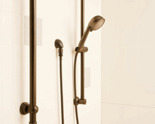 Attractive and trendy shower bar for safety.