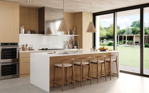 A stunning kitchen with kitchen & bath add ons