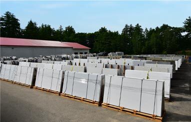 Stone slab yard